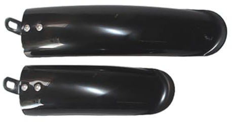 Zanthicia Robuste Schutzbleche für Mountainbikes, Falträder, einfache Montage, langlebige Schutzbleche, für E Bikes, Vorder und Hinterradschutzbleche für Rennräder, Schwarz, 14 Zoll