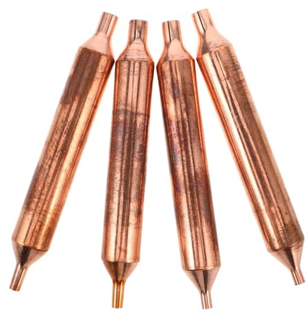 Filtre Sécheur pour Réfrigérateur et Congélateur, Cuivre, 4 Pièces | Design, Absorption D’humidité, Filtration Haute Efficacité, Installation Facile, Pièce de Rechange