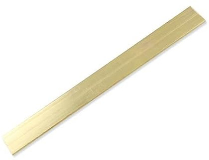 Flat sheet Solid Brass Row Strip Plate Bar 1pcs Thickness 3mm 4mm 5mm Length 250mm square materials(4x10x250mm)