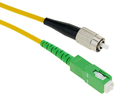 BeMatik - Fiber Optic Cable FC/PC auf SC/APC-Simplex Singlemode 9/125 bis 3 m OS2