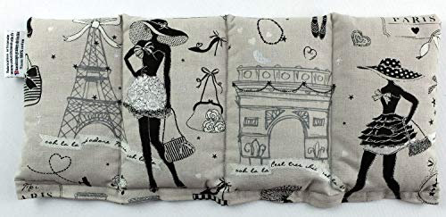 BOUILLOTTE SECHE ZENITUDE GARNISSAGE 100% GRAINE DE LIN BIO - Z PARIS ARGENT