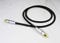 Van Damme Black Ultra X Subwoofer Cable 10 Metre Single Terminated With HQ Gold Plated RCA Phono Plugs