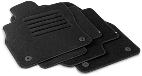 MTM Fussmatten für Saab 9-3 1998-2002 Passform wie Original aus Velours, Automatten mit Absatzschoner aus Textile, Rand rutschhemmender, cod. One 3092