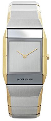 JACOB JENSEN Unisex-Armbanduhr JACOB JENSEN SAPPHIRE Analog Quarz Edelstahl 563