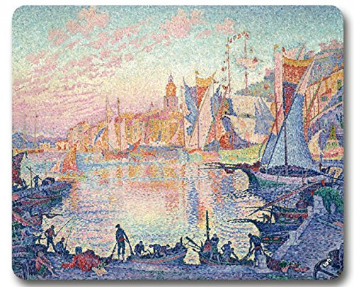 1art1 Paul Signac Hafen Von Saint-Tropez, 1901-1902 Mauspad 23x19 cm
