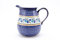 Bunzlauer Keramik Karaffe / Krug / Kanne bauchig groß 2 Liter Ø21,0cm, H=19,5cm im exklusiven Dekor 1154a