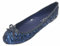 Shoes8teen Women's Sequins Ballerina Ballet Flats Shoes 2001 Navy Sequins UK 3/4
