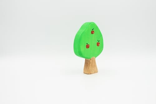 Holzspielwaren Ackermann Apfelbaum – Bauernhof Holzspielzeug, aus Schwäbischer Handarbeit (100% ökologisch)