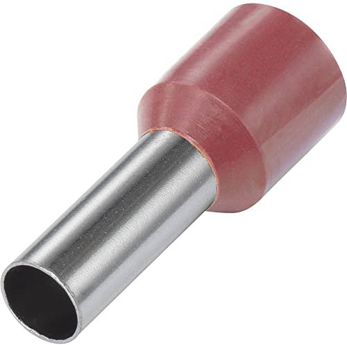 TRU COMPONENTS NE100-12RD 10 mm² x 12 mm teilisoliert rot 100 St