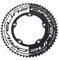Driveline AL7075 Rennrad Fahrrad TT Kettenblatt 58T, BCD 130mm, Schwarz und Weiß, ST1554