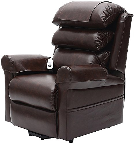 Aidapt Walmesley Riser and Recliner Electric Sofa Arm Chair With Dual OKIN Safety Motors, Easy to Work Remote and Hard Wearing Wipe Clean Material for Use in Lounge, Sitting Room and Bedroom