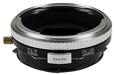 Fotodiox Pro TLT ROKR Tilt/Shift Lens Adapter Compatible with Pentacon 6 (Kiev 60) Lenses on Nikon F-Mount Cameras