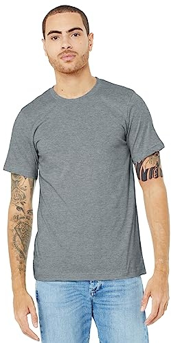 Bella Canvas Adults Unisex Heather CVC T-Shirt (XXL) (Athletic Heather Grey)