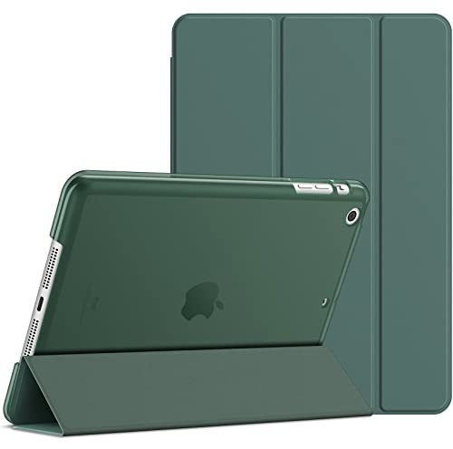 JETech Étui pour iPad Mini 3/2/1, Housse Coque avec Support Fonction et Veille/Réveil Automatique (Vert Brumeux)