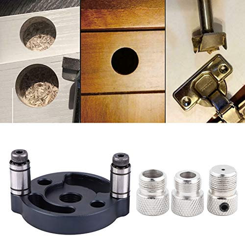 Dübel-Jig Holzbearbeitung Bohrer Jig Bohrer Guide Set Loch Positionierer Werkzeug Holz Panel Punch Loch Bohren Guide Locator Holzbearbeitungswerkzeug für