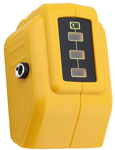 Adaptateur secteur USB DCB091, Source d'alimentation 20 V Max pour Dewalt, veste chauffante Convertisseurs DCB091 avec prises USB et 12 V adaptés pour batterie Li-Ion Dewalt 20 V DCB200 DCB201 DCB203