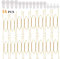 metagio 16pcs Portes Assiettes Murale Décorative Support Assiette Décorative Murale Dorée avec 16pcs Crochets Muraux pour Suspendus Assiettes Arts de Chambre Salon Restaurant,6in/8in/10in/12in