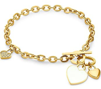 Guido Maria Kretschmer by CHRIST GMK Damen-Armband Edelstahl 14 Zirkonia One Size Gelbgold 32013580