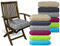 npluseins Sitzkissen - Kissen wetterfest und wasserdicht - Premium Sitzpolster - Sitzunterlage für Garten Terrasse Balkon 1572.2264, Stuhlkissen (40 x 40 x 9 cm), Silber