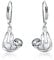 CUOKA MIRACLE 925 Sterling Silber Faultier Creolen Ohrringe für Mädchen Damen Kinder Teenager Faultier Geschenkidee für Geburtstag, Weihnachten, Valentinstag | Freundin, Tochter, Schwester, Enkelin