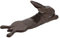 Sumnacon Cast Iron Cute Rabbit Door Stop - Heavy Duty Floor Door Stopper Avoid Drilling Hole, Vintage Iron Doorstop Wedge for Patio Yard Garden Farmhouse Home Office Commercial Industrial