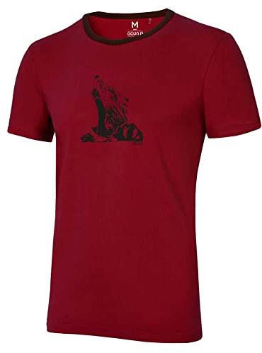 Ocun Herren Classic T Organic Airwolf T Rot XXL