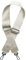 Ziona Taschengurt Unifarben Silber zum Wechseln, 85-132cm langer verstellbarer Uni Schultergurt für Taschen, 5cm breiter einfarbiger Schulterriemen für Handtaschen (Beige)