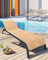 LAYNENBURG 2er-Set Premium Schonbezug für Gartenliege - 100% Baumwolle - Oeko-TEX 100 - Frottee Handtuch-Bezug Sonnenliege - Liegenbezug mit Umschlag für Standliege, Liege-Stuhl (75x200 cm Kaffee)