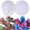 LET'S RESIN DND-Würfelharz-Formen aus Silikon, Epoxidharz-Formen mit 7 polyedrischen, stereoskopischen Standard-Würfelhohlräumen, Silikonformen für Epoxidharz, DIY-Würfelherstellung, Tischbrettspiel