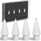 Inesore (4 Pack) Replacement Tips for Apple Pencil 1st & 2nd Generation, Compatible with iPad Pro 11/9.7/10.5/12.9 inch, Tablet Stylus Replacement Tips