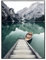 Wald Boot See Berg Natürliche Landschaft Poster Nordic Leinwand Malerei Wand Kunst Bild Home Decor 50X70Cm No Frame