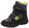 Superfit Jungen HUSKY warm gefütterte Gore-Tex Schneestiefel, SCHWARZ/HELLGRÜN 0020, 27 EU