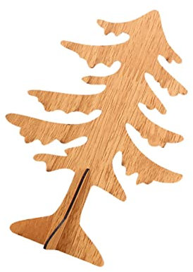 Alipis Weihnachts-DIY-Mini-Baum Mini-Weihnachtsdekoration Weihnachtsdekorationen Mini-Tisch-Weihnachtsbaum Desktop-Kreuz-Weihnachtsbaum Weihnachtsbaum aus Holz groß schmücken Zubehör