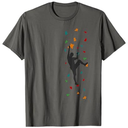 Klettern Bouldern Kletterer Boulderer T-Shirt