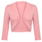 Gyabnw Veste Boléro Courte Femme Cardigan Élégant Manches 34 Haut pour Cérémonie Mariage Robe de Soirée Gilet Chic de Tenue Classique