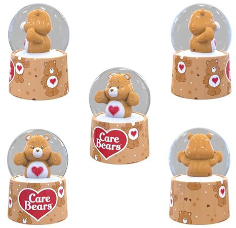 Care Bears Tenderheart Bear Mini Light-Up Snow Globe | 3 Inches Tall