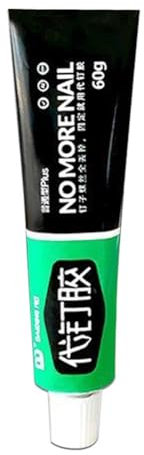 Adhesivo multiusos sin uñas, resistente al agua, secado rápido, fuerte para plástico, sellador de metal, cerámica