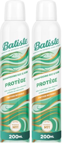 Batiste Shampooing Sec & Soin Protect - Rafraichit durablement, apporte du volume et protège les cheveux - 200ml