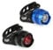 Bike Lights Front and Back, Small LED Bicycle Lights 3 Lighting Modes Cycle Headlight, Waterproof Multifunctional Torch for Bike MTB Helmet Hat Backpack Dog Walking, White and Red Light