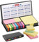 Haftnotizen Set, 1100 Stück Haftnotizen Klebezettel, Selbstklebende Haftnotizen, Haftnotizen Klebezettel PU Etui mit Stifte, Kalender 2025 Sticky Notes Set für Büro Schule Teamwork Studium