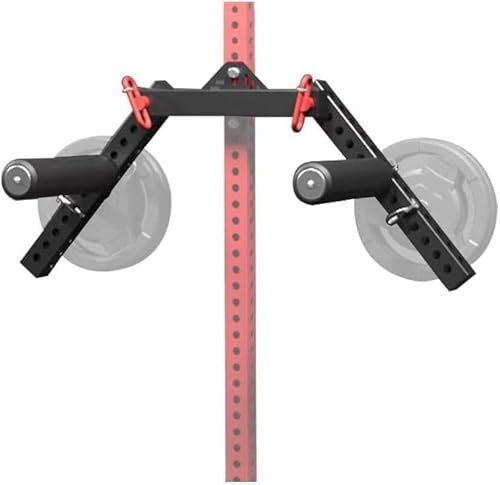 Plate Loaded Deltoid and Shoulder Press Machine Lateral Raise Attachment Fits 5/8 Aperture Racks - Upper Body Strength Training