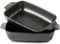 UIBFCWN Auflaufformen Rechteckig im 2er Set, Auflaufform Mittelgroß mit 1,3 Liter in Schwarz für 2-3 Personen, Lasagneformen, Tiramisu Form, Backform für Lasagne Tiramisu Aufläufe & Mehr