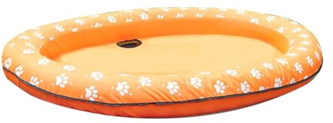Flotteur de piscine pour chien - Lit flottant pour animaux de compagnie - Radeau flottant pour chiens et chats | Chaise longue de bain durable, tapis d'eau doux pour chien, jouet flottant d'été