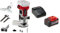 Einhell Professional Akku-Kantenfräse TP-ET 18 Li BL Power X-Change (18 V, 40 mm Hubhöhe, Brushless, Spannzangen 6 + 8 m, Drehzahlregulierung, inkl. 5,2 Ah Akku & Ladegerät)