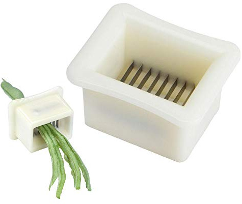 Green Bean Frencher Tool - Manual Green Bean Vegetable Runner Slicer Cutter,Bean Stringer and Slicer,Vegetable Peeler Runner Bean Slicer Stem Remover,Long Bean Shredder Tool,Kitchen Gadgets