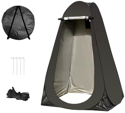 xowwyue Privacy da Esterno | Doccia Campeggio Estemporanea Schermante Luce,Camera per Cambiarsi Design Chiuso con Borsa da Trasporto per Spiaggia Sport Vacanze