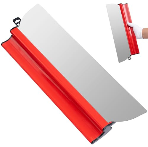 40cm Drywall Skimming Blade & Spatula - High Grade Z-Shaped Handle for Plastering, Screeding & Joint Filling - Semi-Flexible Steel Blade for Flawless Smooth Walls, Ceilings, Concrete
