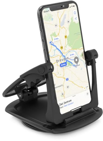 MidGard Universal Armaturenbrett Autohalterung für Smartphones, Navi usw. drehbar um 360 Grad