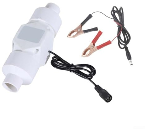Hasaller Small Duct High Power 12V Exhaust Fan for Marine Bathroom Kitchen Ventilation Blower with 58m³ Airflow 10W Robust Plastic Inline Ventilator White(40mm)