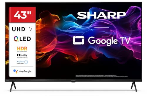 Sharp 43 Pulgadas QLED 4K Ultra HD TV Dolby Vision Dolby Atmos 43HP5265E (HP Series)